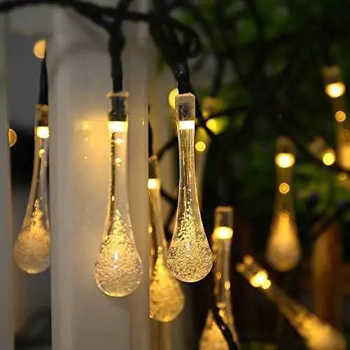 Droplet Garden Solar Lights | Lawn Night Lamp | Tree Decor Lights