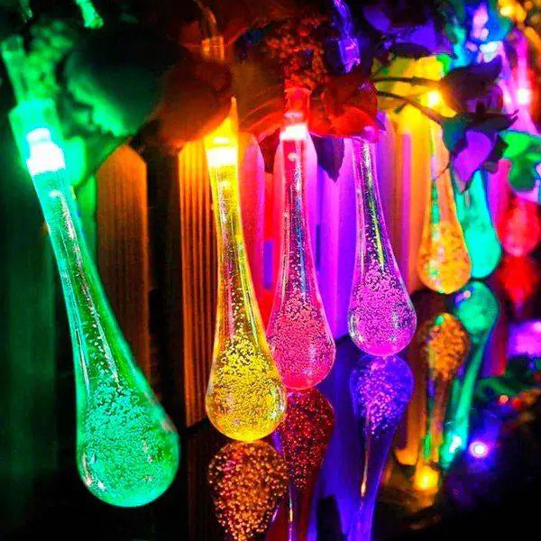 Droplet Garden Solar Lights | Lawn Night Lamp | Tree Decor Lights